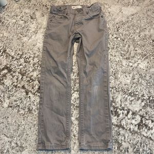 Boys Levi’s 511 Slim in Grey Sz 7 Reg